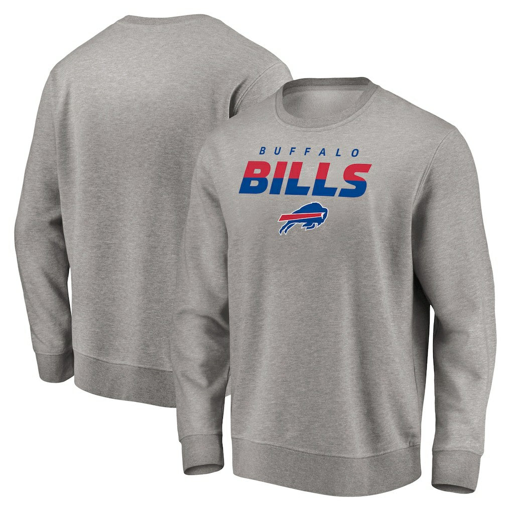 Buffalo Bills Elevate Play Pullover Sweatshirt - Gray cheap