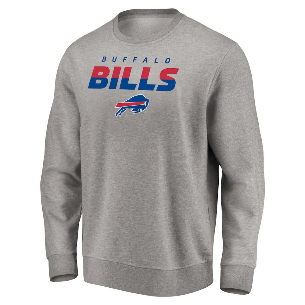 Buffalo Bills Elevate Play Pullover Sweatshirt - Gray cheap