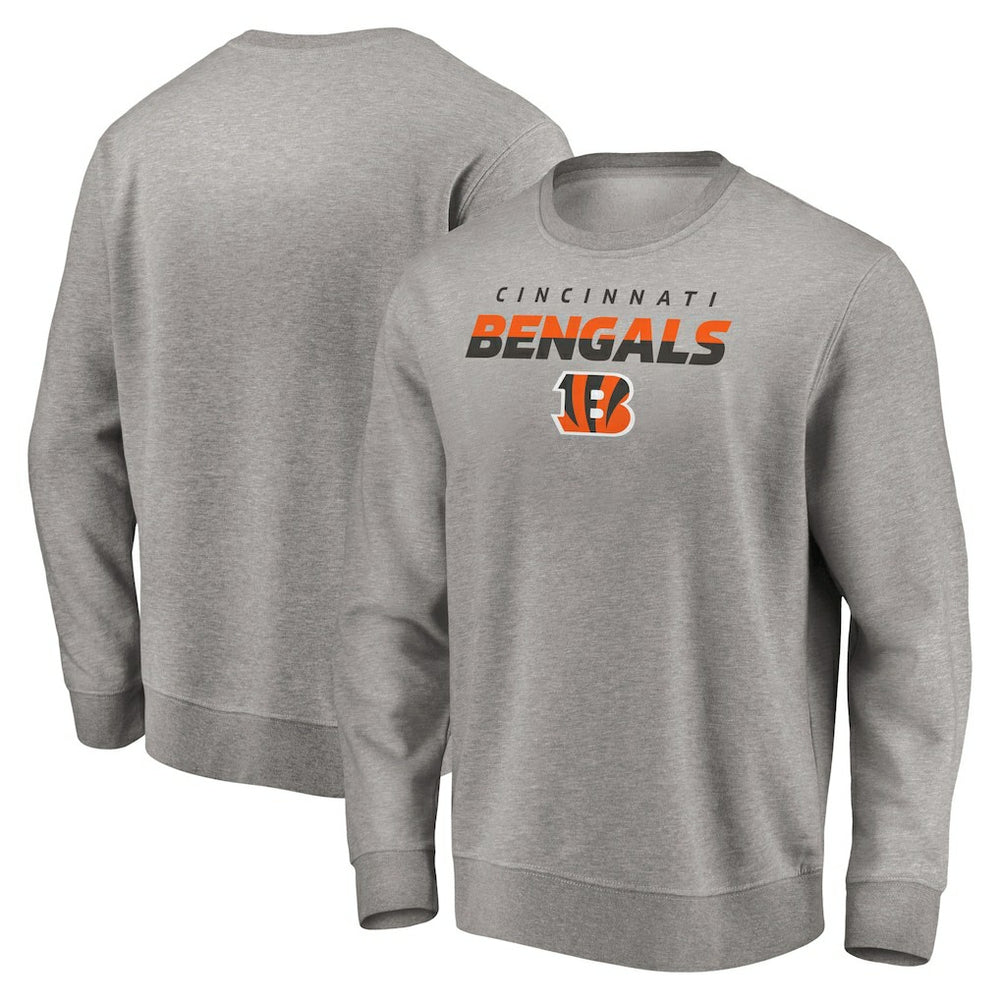 Cincinnati Bengals Elevate Play Pullover Sweatshirt - Gray sale
