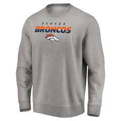 Denver Broncos Elevate Play Pullover Sweatshirt - Gray discount