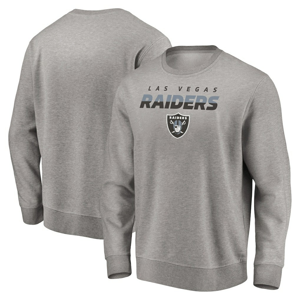 Las Vegas Raiders Elevate Play Pullover Sweatshirt - Gray on sale