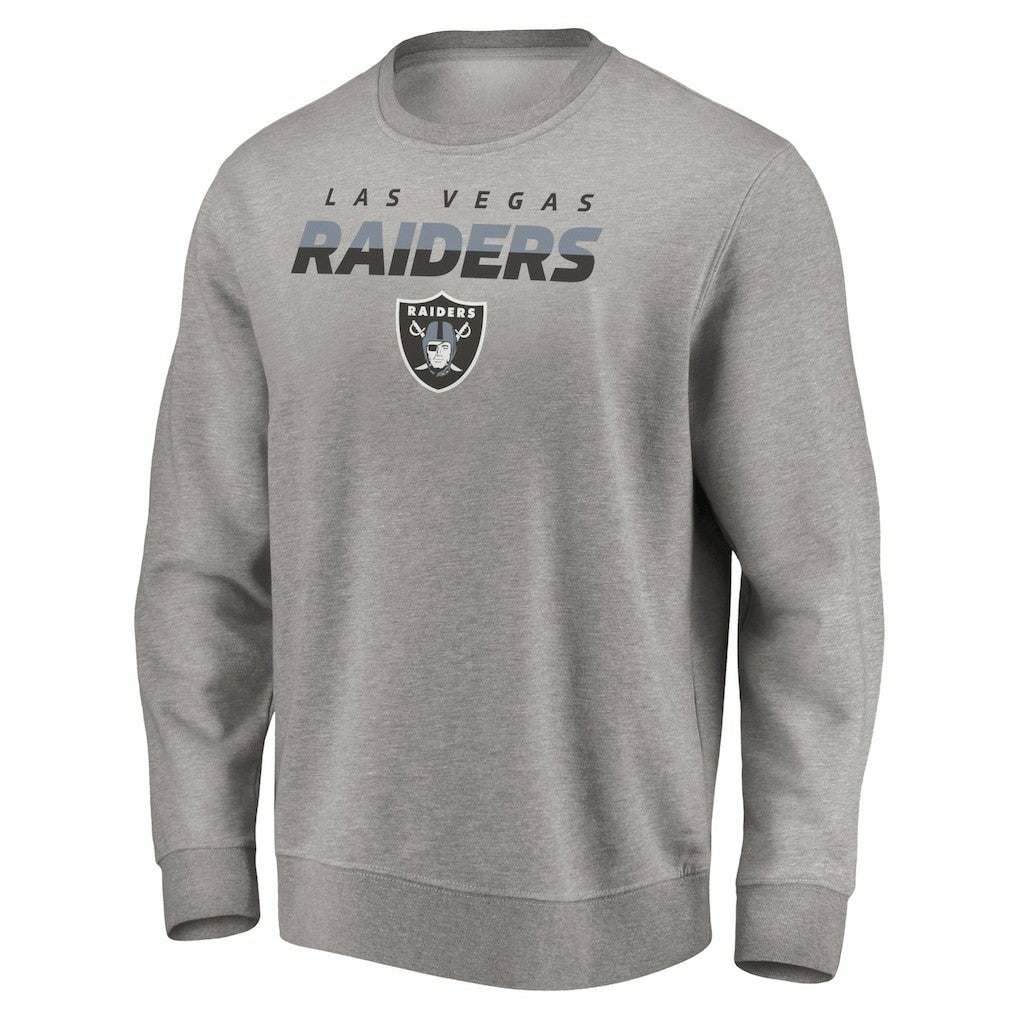Las Vegas Raiders Elevate Play Pullover Sweatshirt - Gray on sale