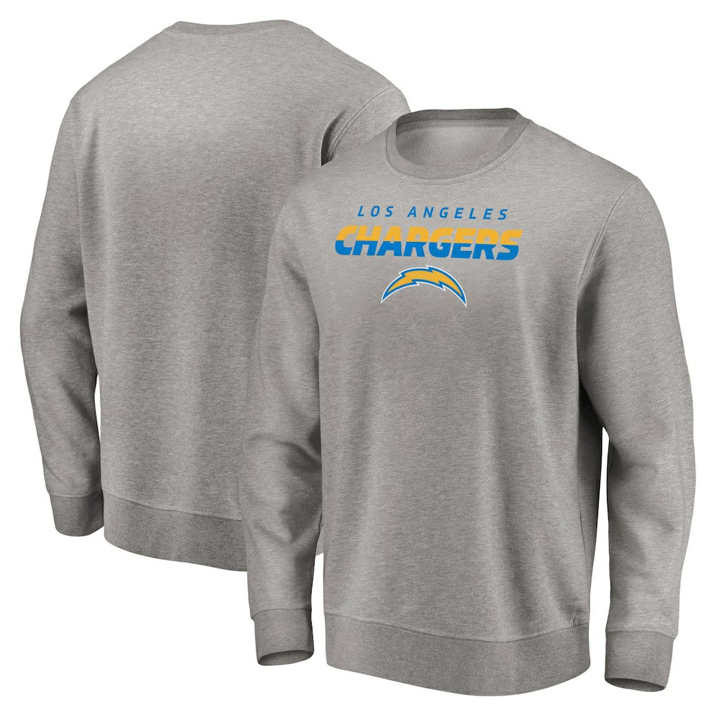 Los Angeles Chargers Elevate Play Pullover Sweatshirt - Gray discount