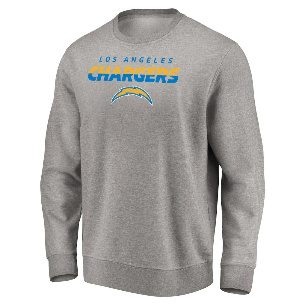 Los Angeles Chargers Elevate Play Pullover Sweatshirt - Gray discount