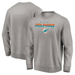Miami Dolphins Elevate Play Pullover Sweatshirt - Gray discount
