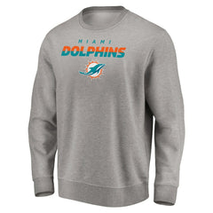 Miami Dolphins Elevate Play Pullover Sweatshirt - Gray discount