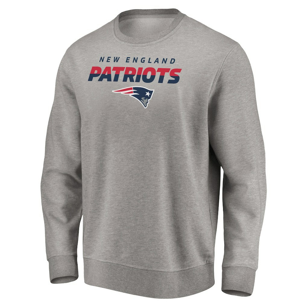 New England Patriots Elevate Play Pullover Sweatshirt - Gray discount
