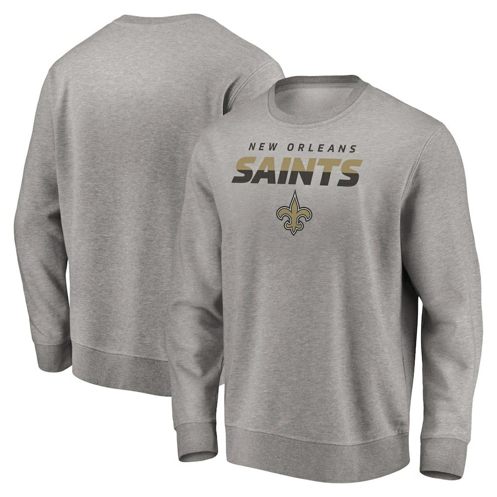 New Orleans Saints Elevate Play Pullover Sweatshirt - Gray cheap