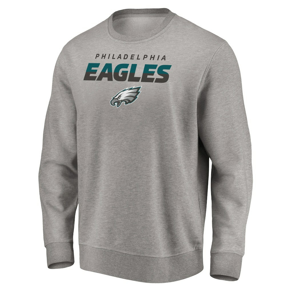 Philadelphia Eagles Elevate Play Pullover Sweatshirt - Gray outlet