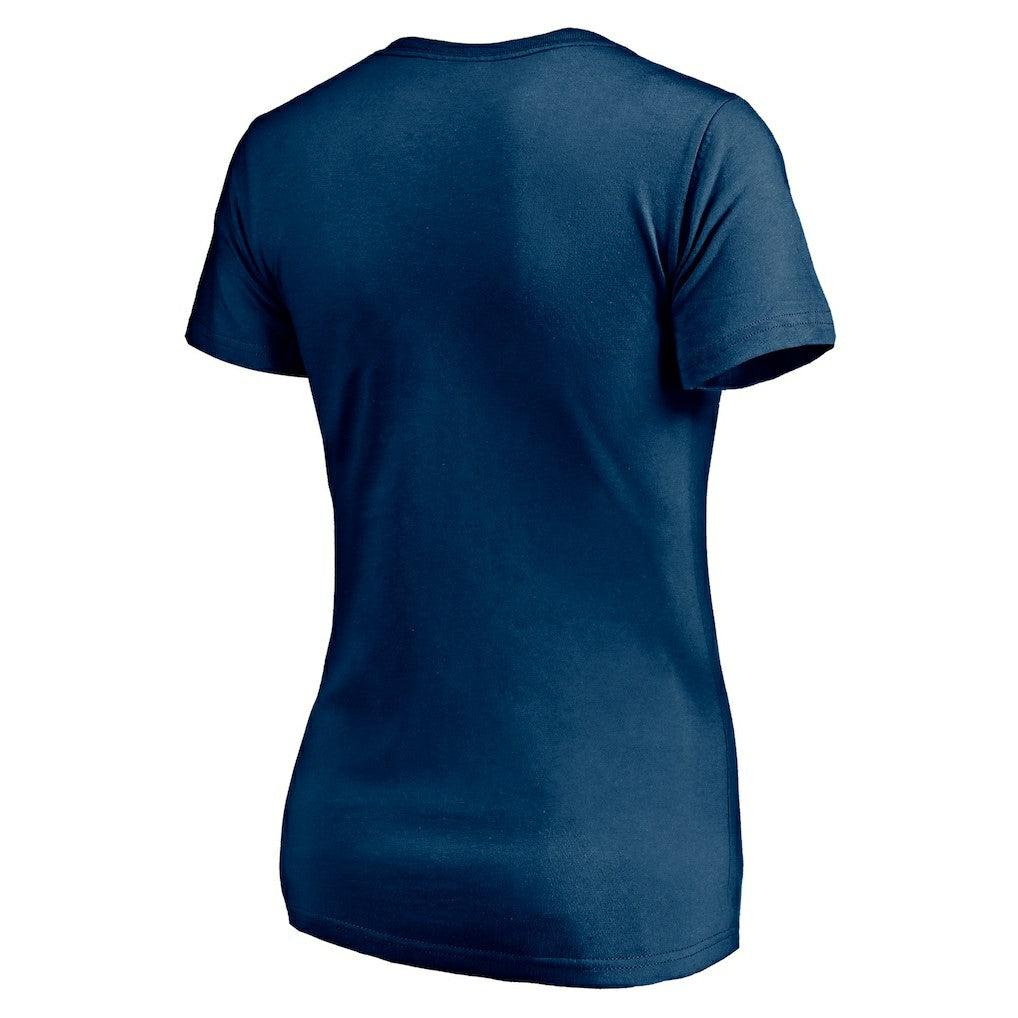 Chicago Bears Women's Long Stride V-Neck T-Shirt - Navy for sale