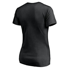 New Orleans Saints Women's Long Stride V-Neck T-Shirt - Black sale