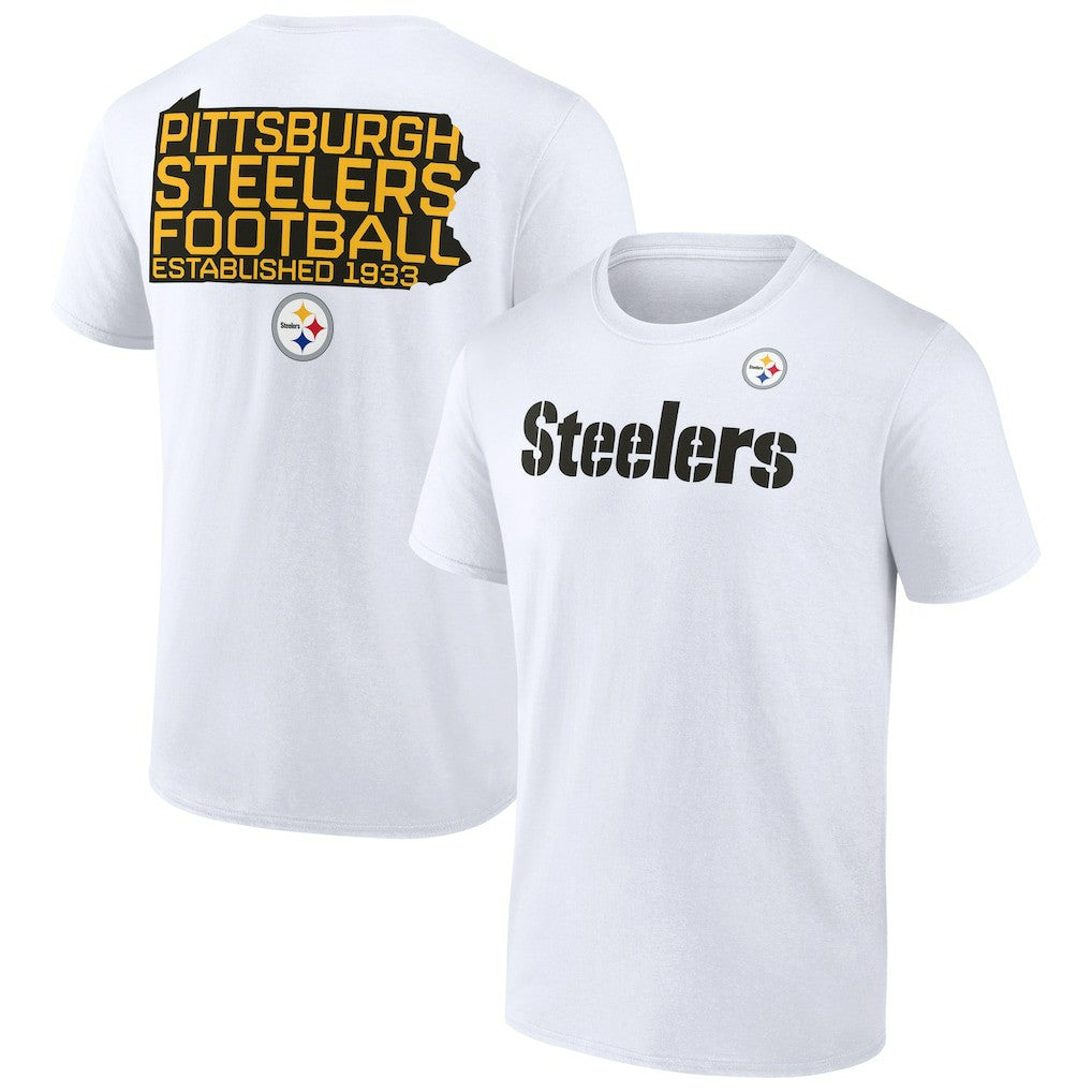 Pittsburgh Steelers Hot Shot T-Shirt - White discount