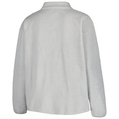 Cleveland Browns Profile Women's Plus Size Sherpa Quarter-Zip Jacket - Gray online
