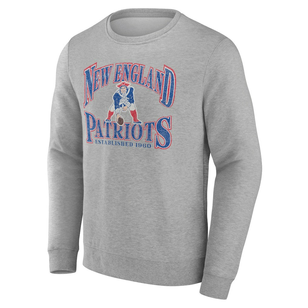 New England Patriots Playability Pullover Sweatshirt - Gray sale