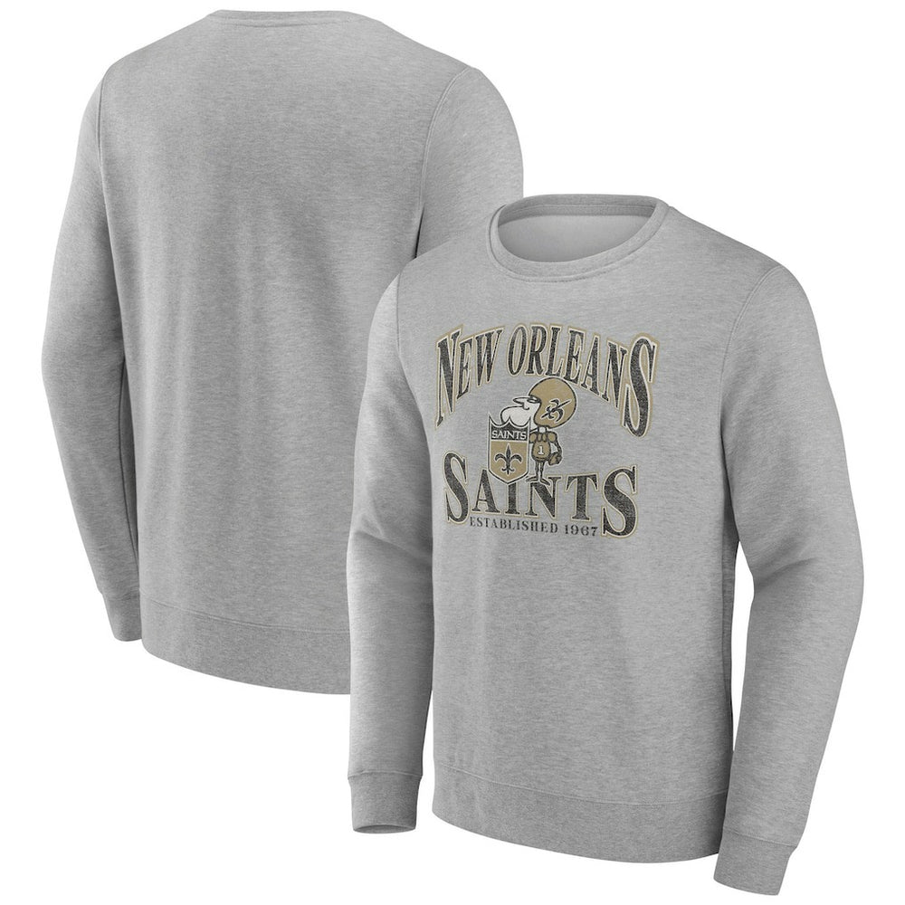 New Orleans Saints Playability Pullover Sweatshirt - Gray on sale