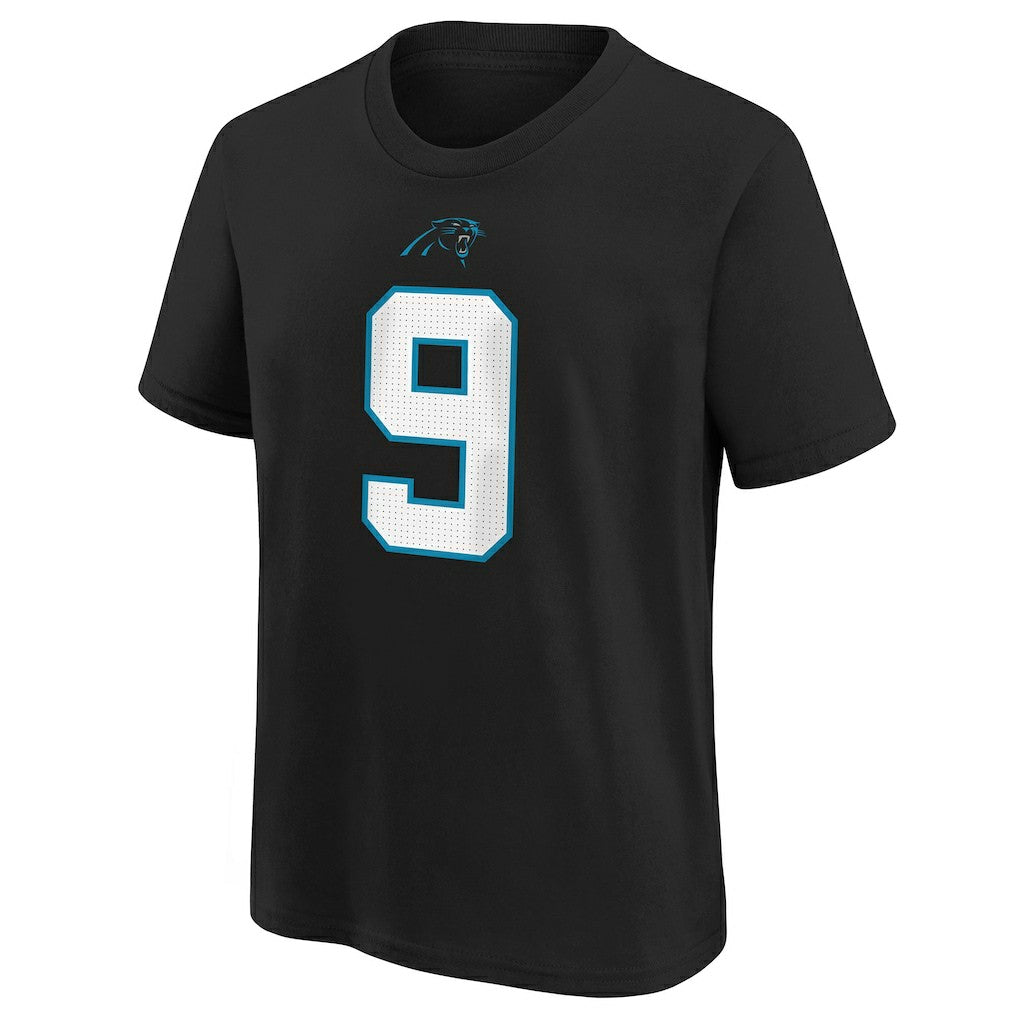 Bryce Young Carolina Panthers Youth Player Name & Number T-Shirt - Black online