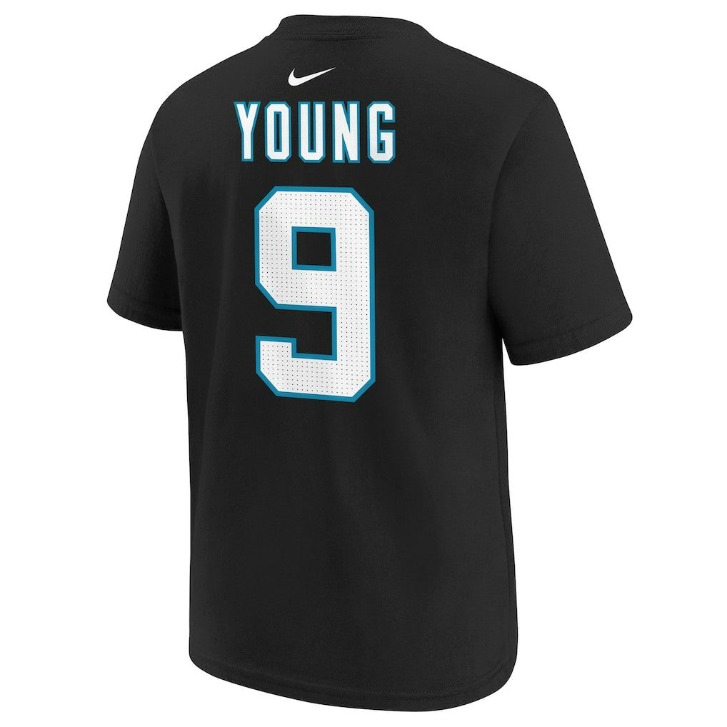 Bryce Young Carolina Panthers Youth Player Name & Number T-Shirt - Black online