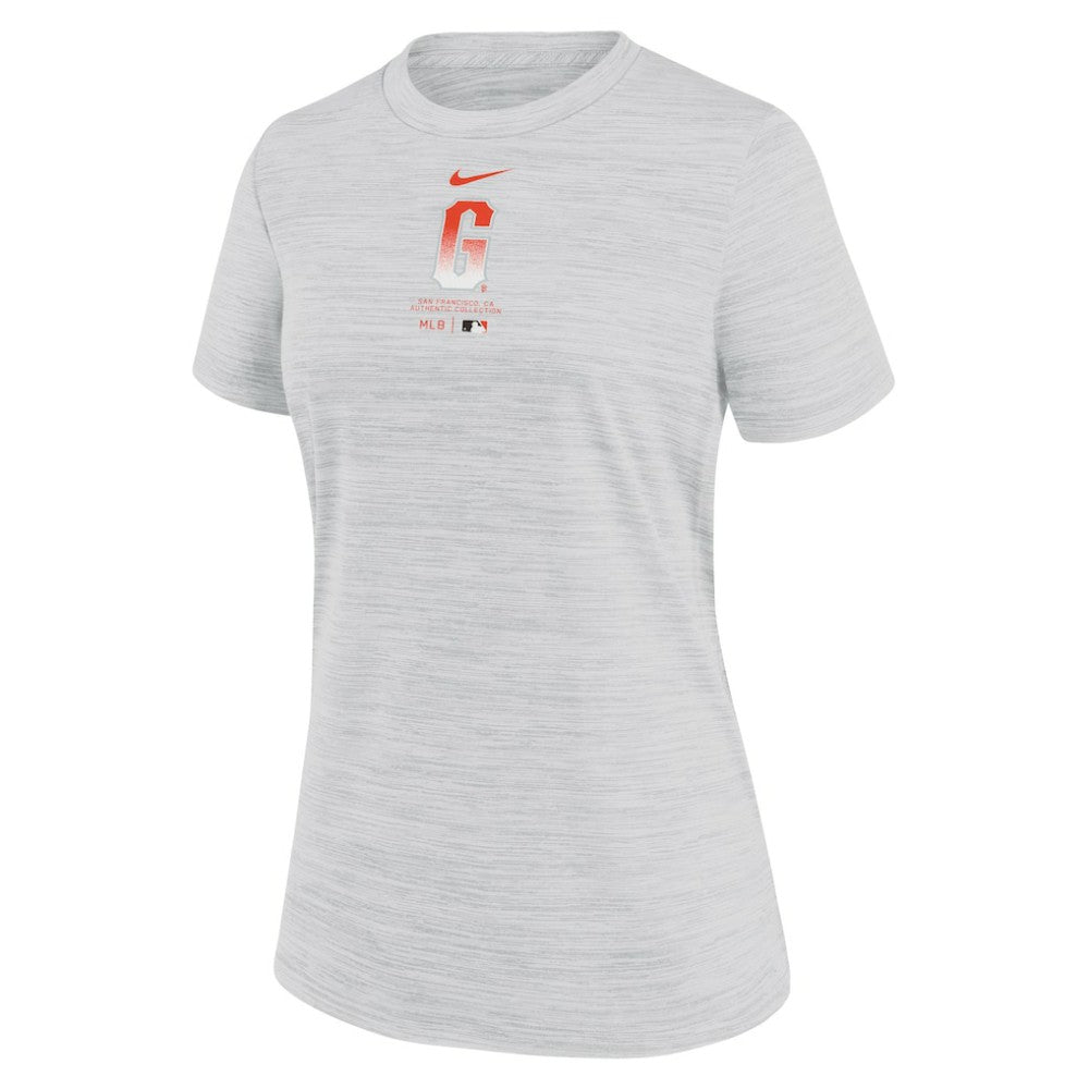 San Francisco Giants Women's City Connect Practice Velocity T-Shirt White