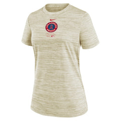 Los Angeles Angels Women's City Connect Practice Velocity T-Shirt Cream