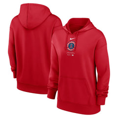 Los Angeles Angels Women's City Connect Practice Performance Pullover Hoodie Red