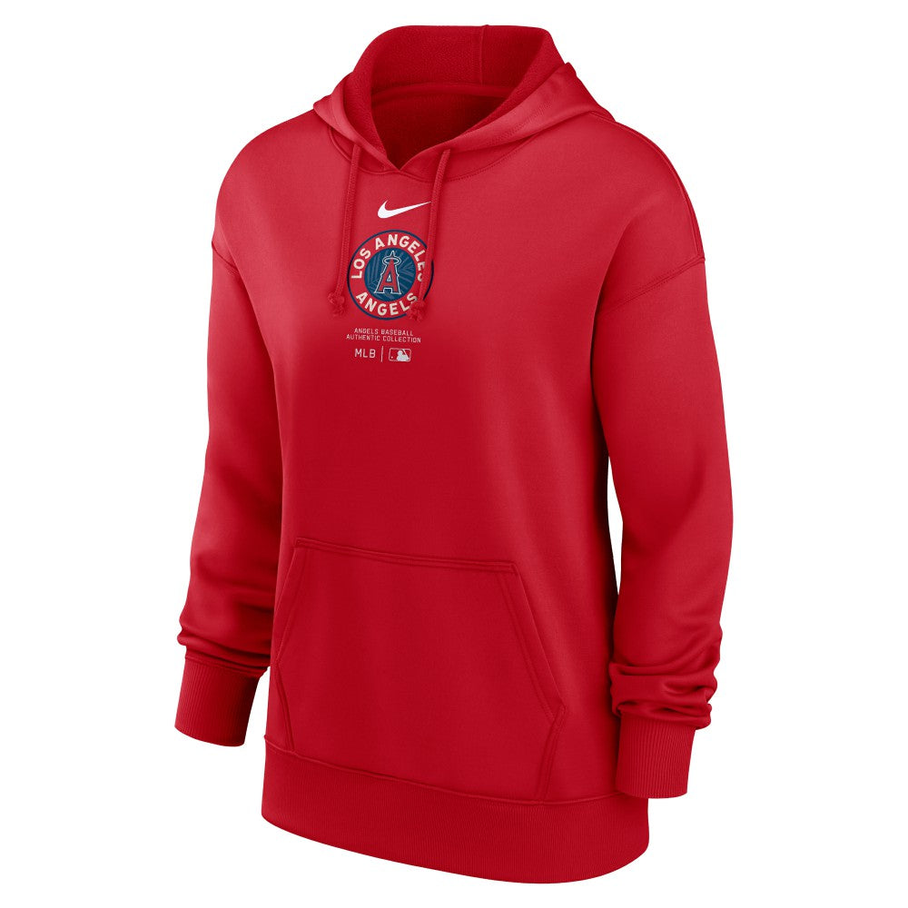 Los Angeles Angels Women's City Connect Practice Performance Pullover Hoodie Red