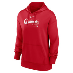 St. Louis Cardinals Women's Authentic Collection Performance Pullover Hoodie Red
