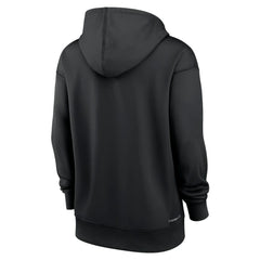 Colorado Rockies Women's Authentic Collection Performance Pullover Hoodie Black