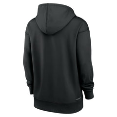 Miami Marlins Women's Authentic Collection Performance Pullover Hoodie Black
