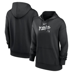 Chicago White Sox Women's Authentic Collection Performance Pullover Hoodie Black