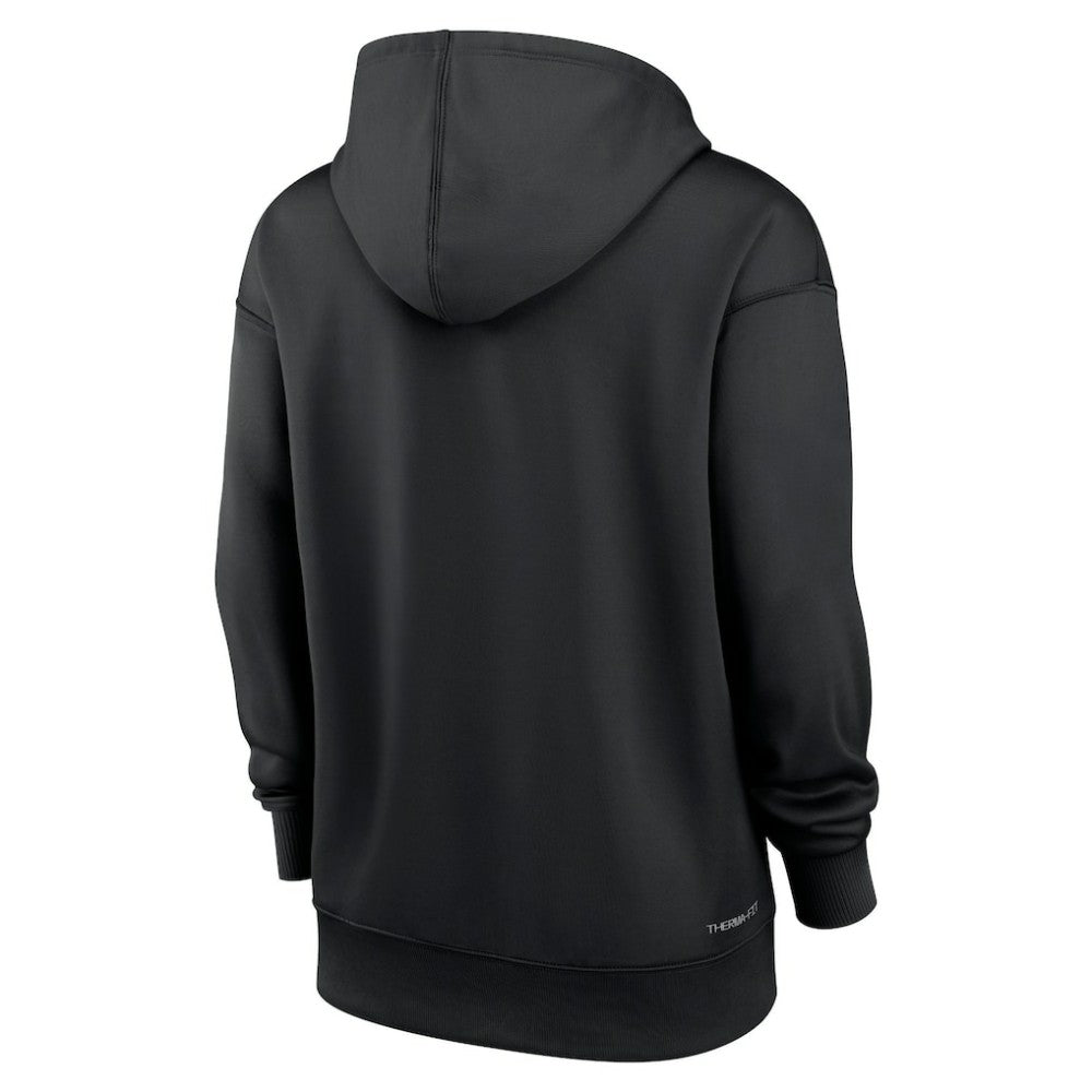 Chicago White Sox Women's Authentic Collection Performance Pullover Hoodie Black