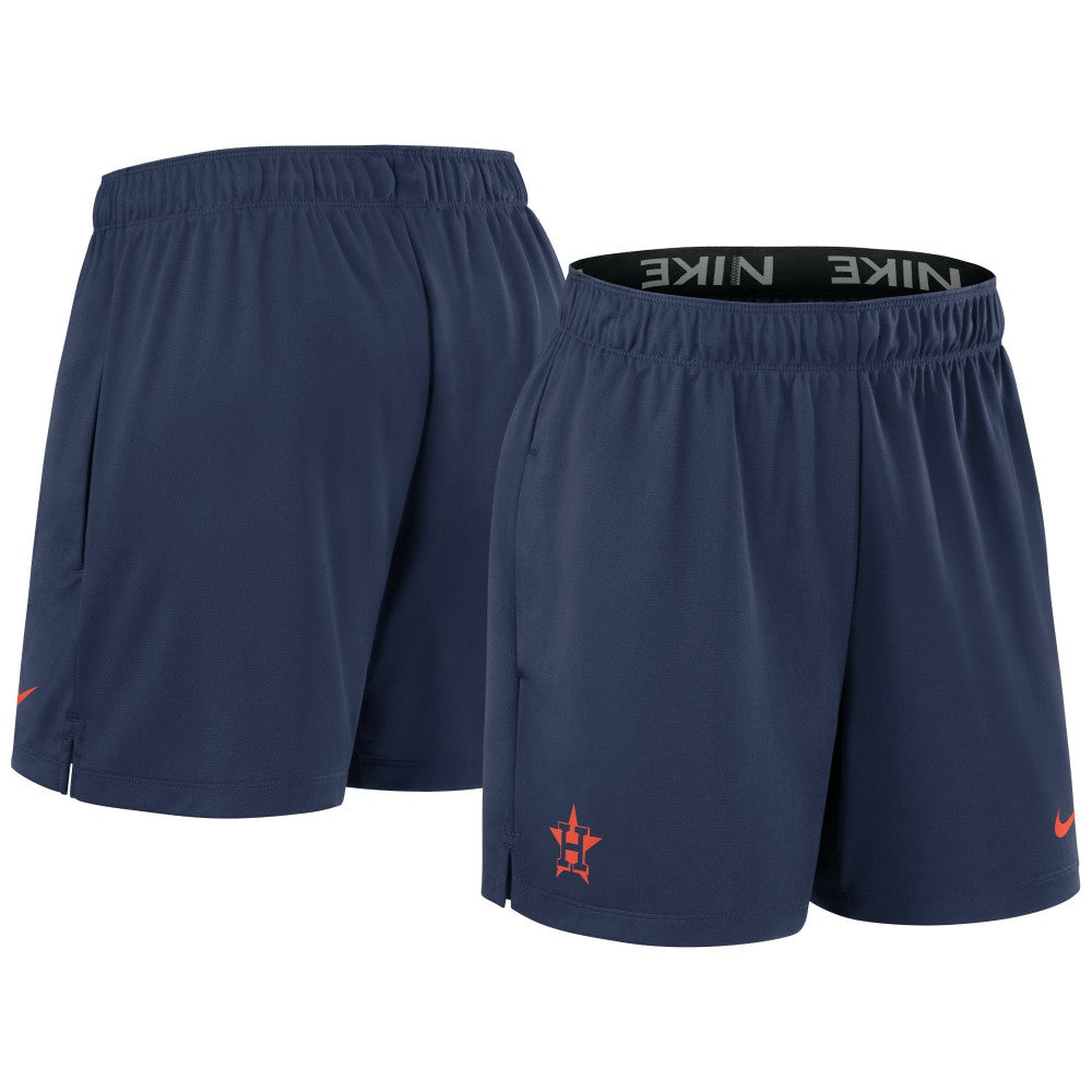 Houston Astros Women's Authentic Collection Knit Shorts Navy