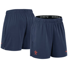 Houston Astros Women's Authentic Collection Knit Shorts Navy