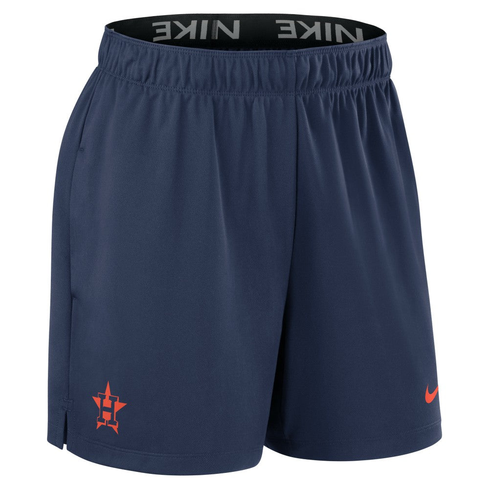 Houston Astros Women's Authentic Collection Knit Shorts Navy