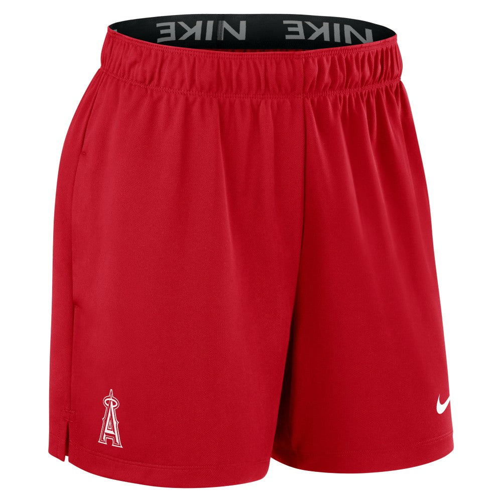 Los Angeles Angels Women's Authentic Collection Knit Shorts Red