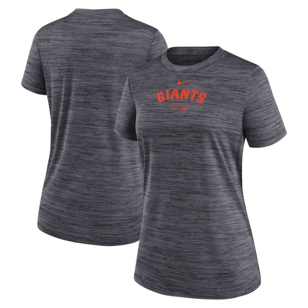 San Francisco Giants Women's Authentic Collection Velocity Performance T-Shirt Black