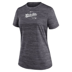 Chicago White Sox Women's Authentic Collection Velocity Performance T-Shirt Black