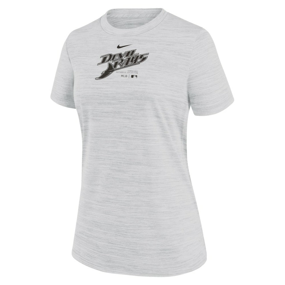 Tampa Bay Rays Women's Authentic Collection Velocity Performance T-Shirt White
