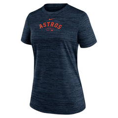 Houston Astros Women's Authentic Collection Velocity Performance T-Shirt Navy