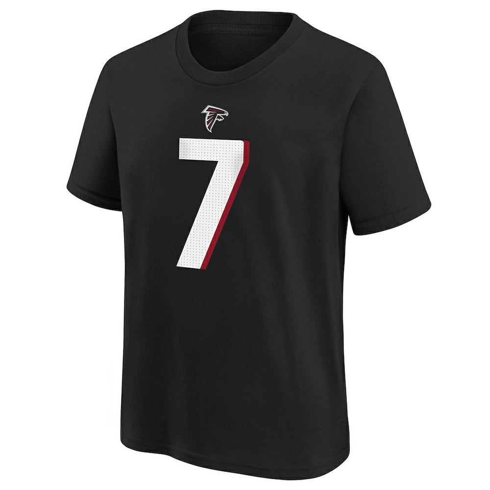 Bijan Robinson Atlanta Falcons Youth Player Name & Number T-Shirt - Black cheap