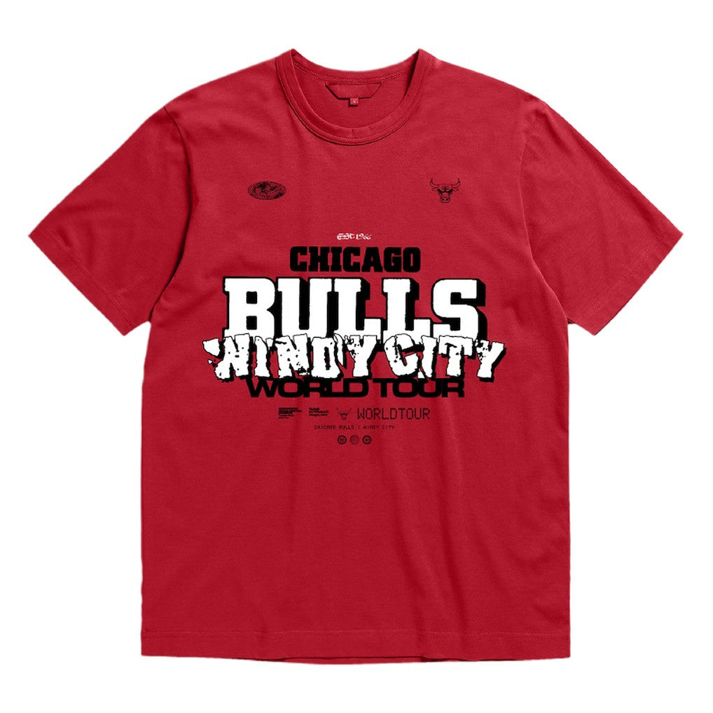 Chicago Bulls Bleacher Report x  Unisex World Tour T-Shirt sale - Red for sale
