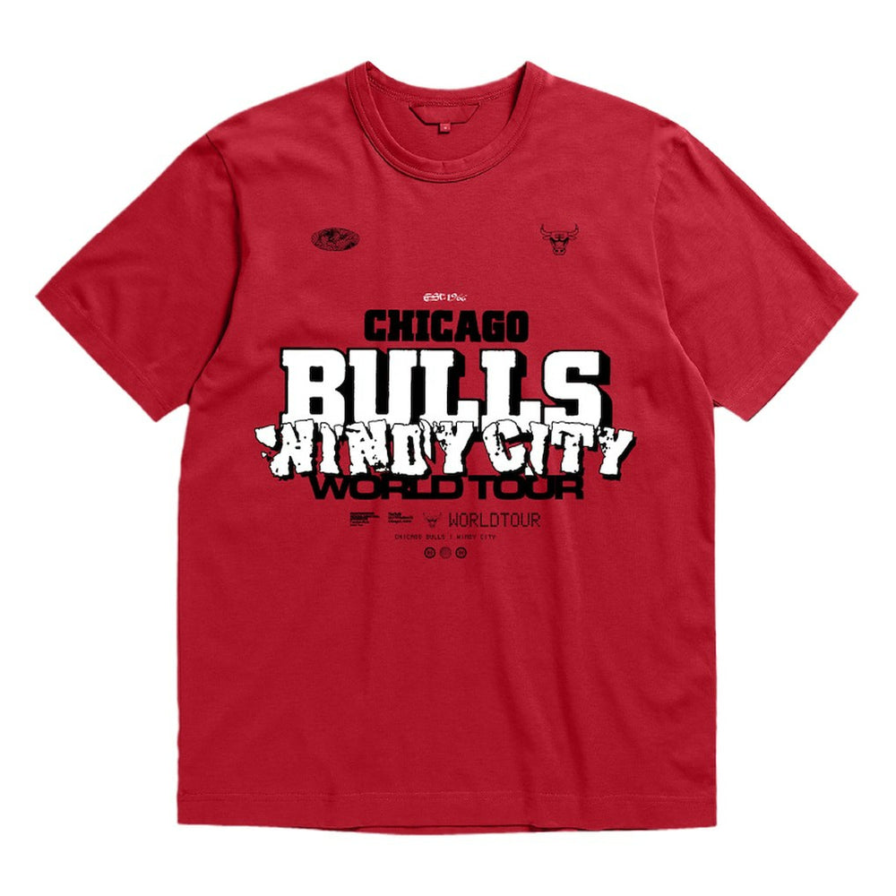 Chicago Bulls Bleacher Report x  Unisex World Tour T-Shirt sale - Red for sale