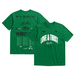 Boston Celtics Bleacher Report x  Unisex World Tour T-Shirt - Kelly Green outlet