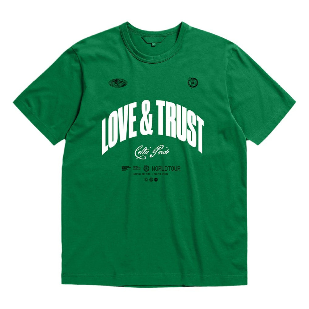 Boston Celtics Bleacher Report x  Unisex World Tour T-Shirt - Kelly Green outlet
