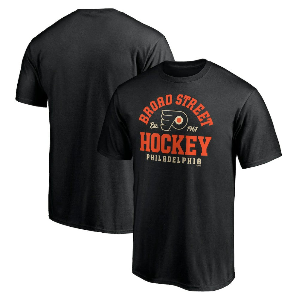 Philadelphia Flyers Hometown Collection Broad Street T-Shirt - Black T-shirts