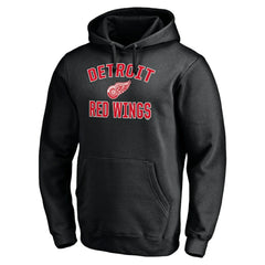 Detroit Red Wings Victory Arch Pullover Hoodie - Black Hoodies