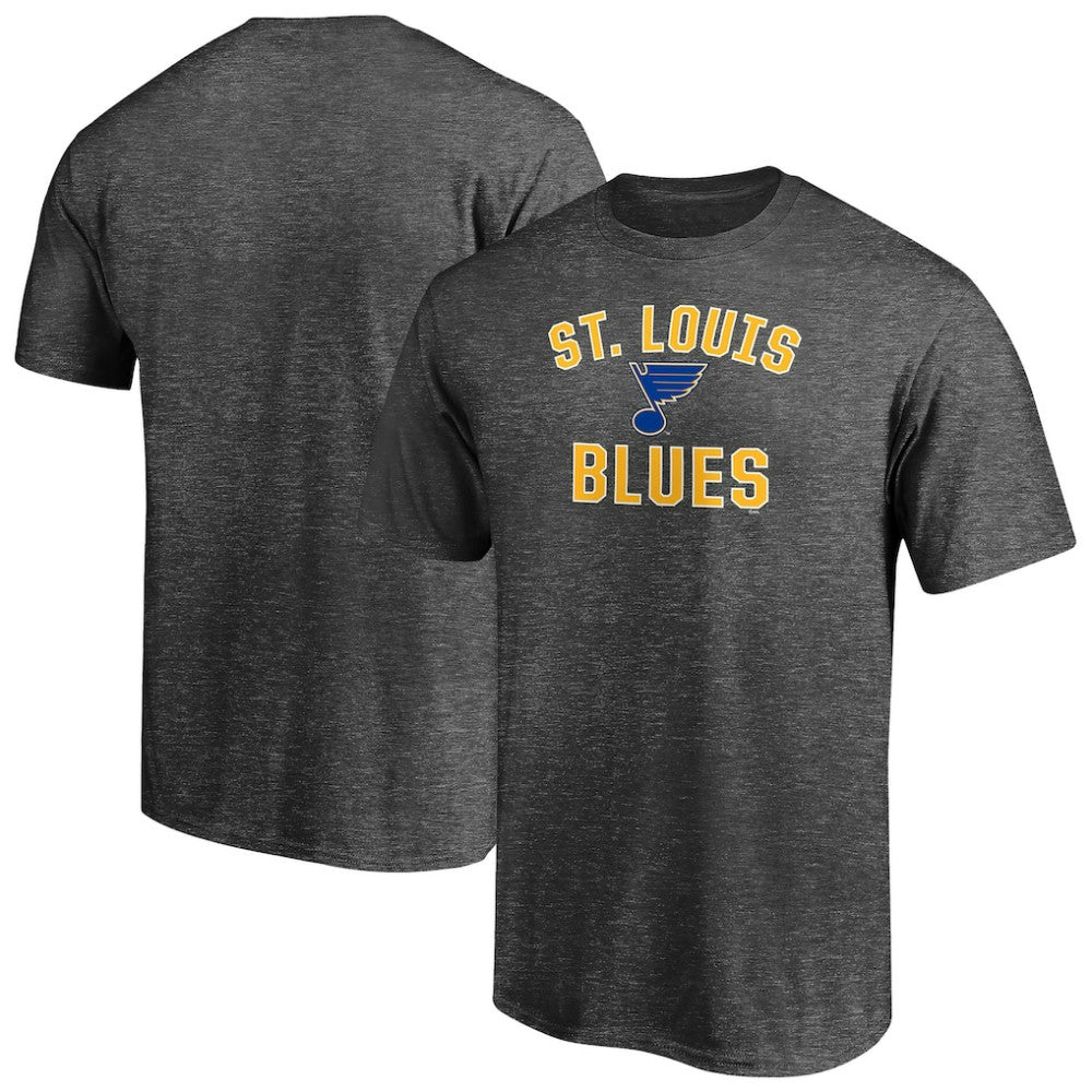St. Louis Blues Victory Arch T-Shirt - Charcoal T-shirts