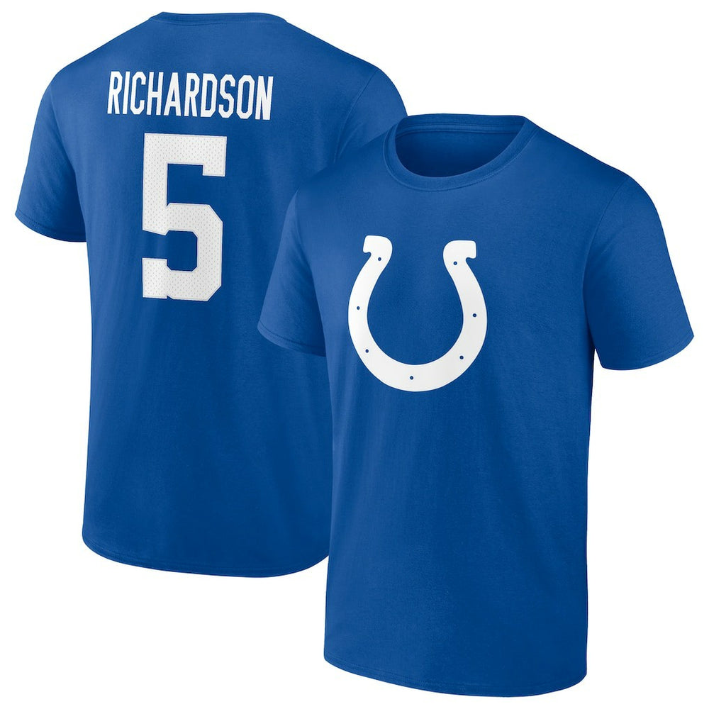 Anthony Richardson Indianapolis Colts Icon Name & Number T-Shirt - Royal online