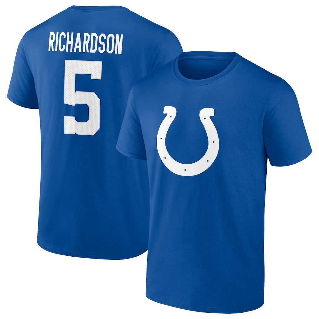 Anthony Richardson Indianapolis Colts Icon Name & Number T-Shirt - Royal online