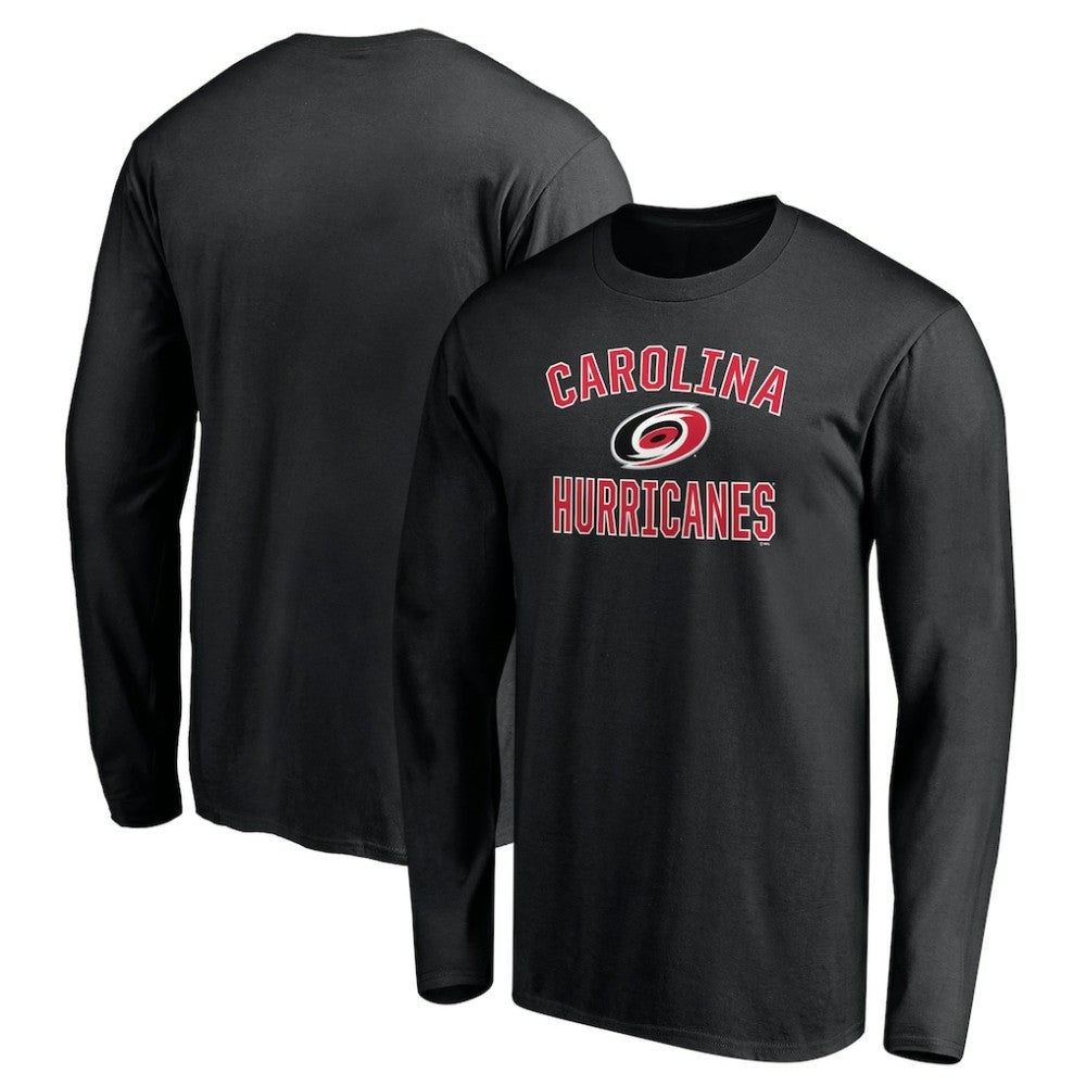 Carolina Hurricanes Victory Arch Long Sleeve T-Shirt - Black T-shirts