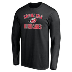 Carolina Hurricanes Victory Arch Long Sleeve T-Shirt - Black T-shirts